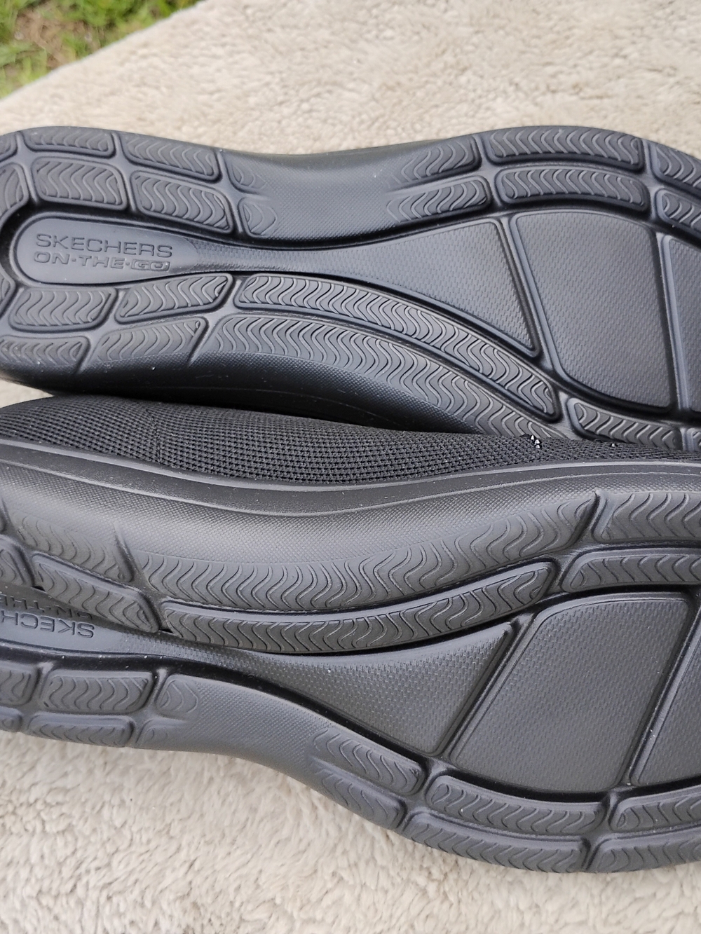 Skechers Shoes Women's 11 Solid Black Air Cooled Memory Foam Ballet Flats - Picture 5 of 6